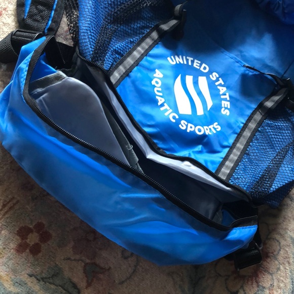 USAS United States Aquatic Sports nylon backpack knapsack book bag - Picture 11 of 16